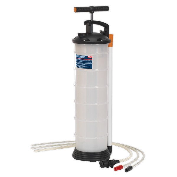 Sealey Manual Vacuum Oil & Fluid Extractor Pump 6.5L (5054511289497) TP69