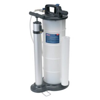Sealey Manual/Air Vacuum Oil & Fluid Extractor Pump 9L (5024209958370) TP6904