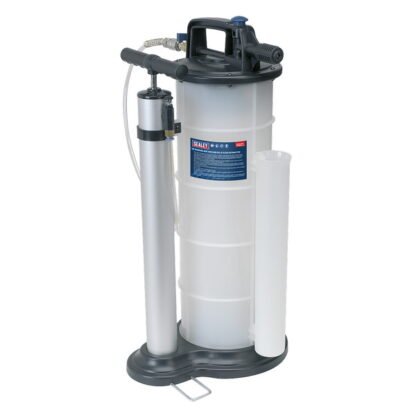 Sealey Manual/Air Vacuum Oil & Fluid Extractor Pump 9L (5024209958370) TP6904