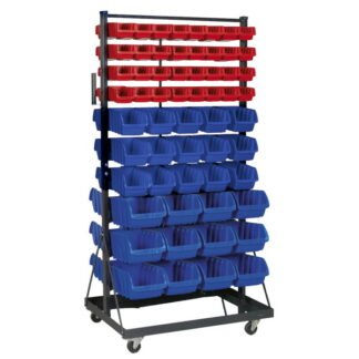 Sealey Mobile Bin Storage System with 118 Bins (5051747783164) TPS118