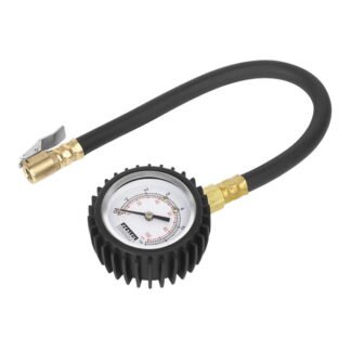 Sealey Tyre Pressure Gauge with Clip- On Chuck (5024209917025) TST/PG6
