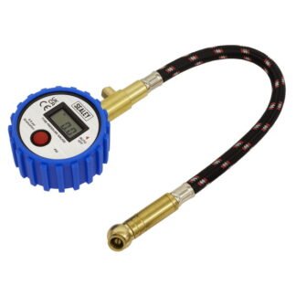 Sealey Digital Tyre Pressure Gauge with Leader Hose & Quick Release (5024209601191) TST/PG981