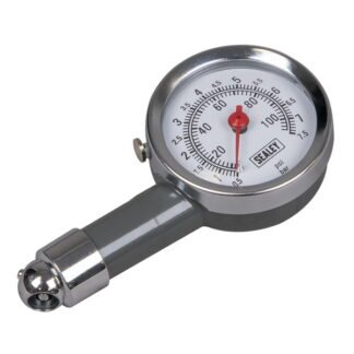Sealey Dial Type Pressure Gauge 0- 100psi (5054630441059) TSTPG43