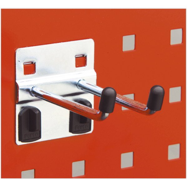 Sealey Double Prong Hook with Angled End 6 x 50mm - Pack of 5 (5024209218627) TTS21