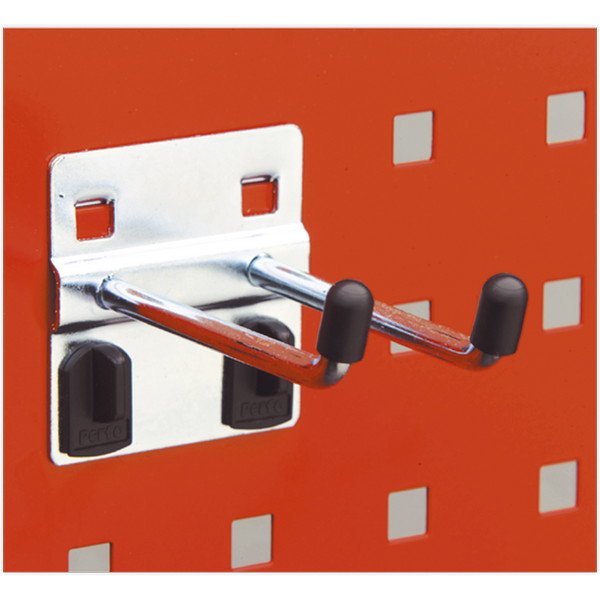 Sealey Double Prong Hook with Angled End 6 x 75mm - Pack of 5 (5024209218634) TTS22
