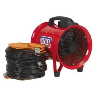 Sealey Portable Ventilator with 5m Ducting 200mm (5054511982336) VEN200