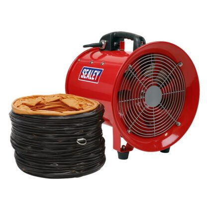 Sealey Portable Ventilator with 5m Ducting 250mm (5054630030666) VEN250