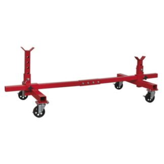 Sealey Adjustable 2- Post Vehicle Moving Dolly 900kg Capacity (5054511144086) VMD001
