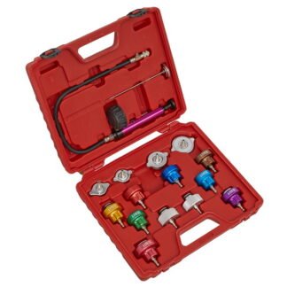 Sealey Cooling System Pressure Test Kit 16pc (5024209746991) VS006