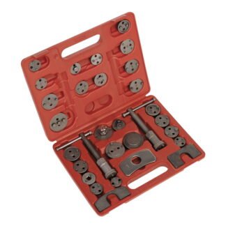 Sealey Brake Piston Wind- Back Tool Kit 30pc (5024209959384) VS0285