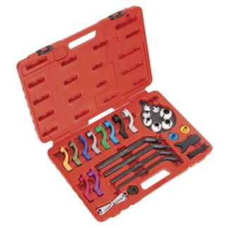 Sealey Fuel & Air Conditioning Disconnection Tool Kit 27pc (5051747595323) VS0557