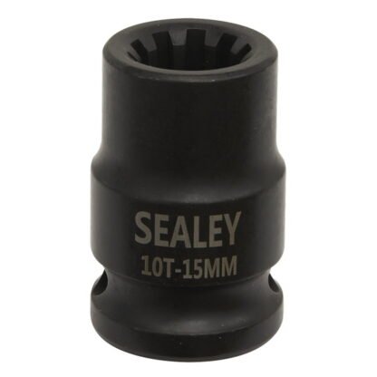 Sealey Brake Caliper Socket 1/2IN Sq Drive 15mm 10- Point (5054511845433) VS0990