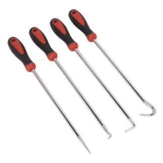 Sealey Extra- Long Pick & Hook Set 4pc (5051747481794) VS5210