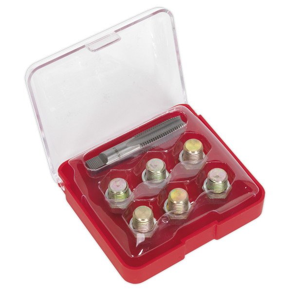 Sealey Oil Drain Plug Thread Repair Set M13 (5051747779730) VS613