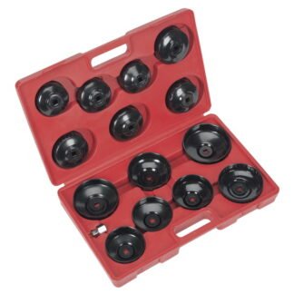 Sealey Oil Filter Cap Wrench Set 15pc (5024209543262) VS7003