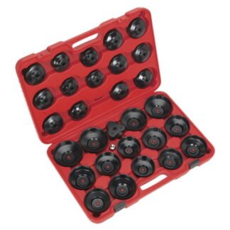 Sealey Oil Filter Cap Wrench Set 30pc (5024209952217) VS7006