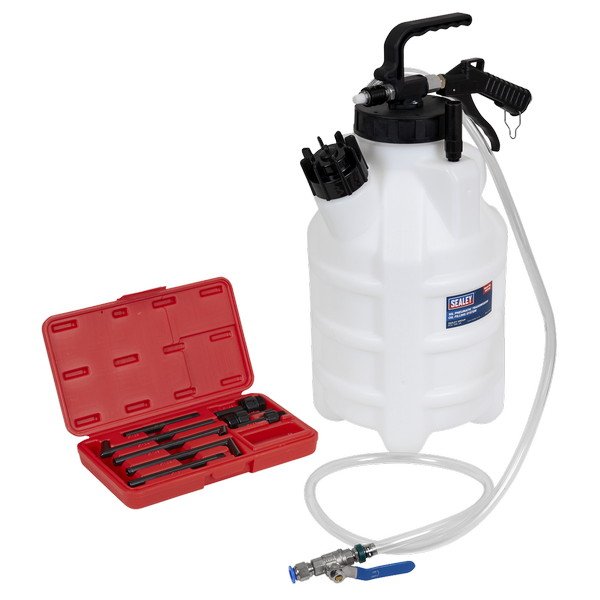 Sealey Pneumatic Transmission Oil Filling System 10L (5054630389504) VS7019