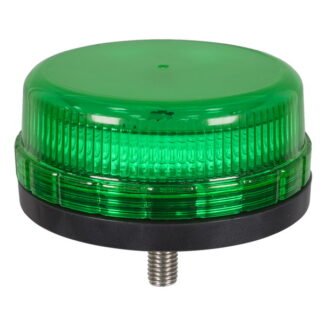 Sealey SMD LED Rotating Flashing Warning Beacon with 12mm Bolt Fixing - Green 12/24V (5054630474965) WB45LEDG