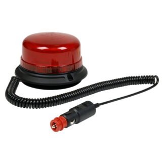 Sealey Warning Beacon with Magnetic Fixing SMD LED 12/24V - Red (5054630047077) WB954LEDR