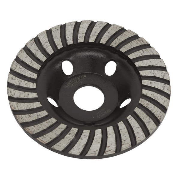 Sealey Worksafe® Turbo Row Concrete Grinding Head 115mm (5054630024573) WDRTCUP115
