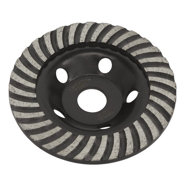 Sealey Worksafe® Turbo Row Concrete Grinding Head 125mm (5054630024368) WDRTCUP125