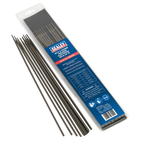 Sealey Welding Electrode 2.5 x 300mm - Pack of 10 (5051747479111) WE1025