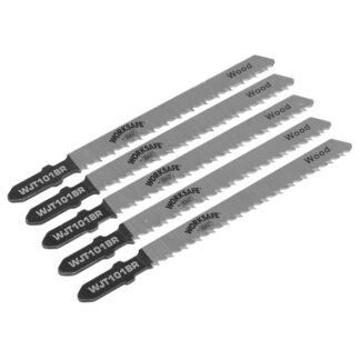 Sealey Jigsaw Blade for Wood & Plastics 75mm 10tpi - Pack of 5 (5055257205185) WJT101BR