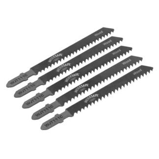Sealey Jigsaw Blade for Soft Wood & Plastics 75mm 8tpi - Pack of 5 (5055257205208) WJT111C