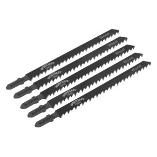 Sealey Worksafe® Jigsaw Blade for Wood 105mm 6tpi - Pack of 5 (5055257205222) WJT344D