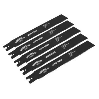 Sealey Worksafe® Pipe Saw Blade 200 x 25 x 1.7mm 8tpi - Pack of 5 (5055257208216) WPS1002