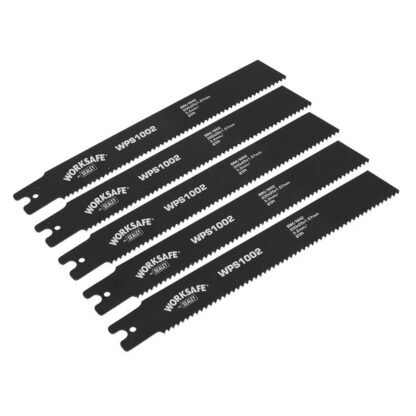 Sealey Worksafe® Pipe Saw Blade 200 x 25 x 1.7mm 8tpi - Pack of 5 (5055257208216) WPS1002