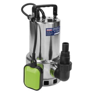 Sealey Submersible Stainless Water Pump Automatic Dirty Water 225L/min 230V (5054630223242) WPS225A