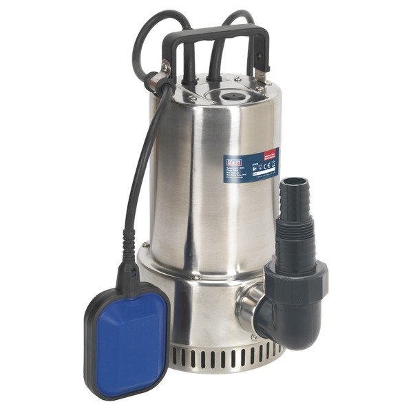 Sealey Submersible Stainless Water Pump Automatic 250L/min 230V (5051747869363) WPS250A