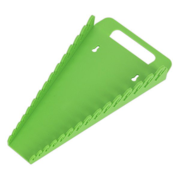 Sealey Premier Spanner Rack Capacity 15 Spanners - Hi- Vis Green (5054511234404) WR08HV