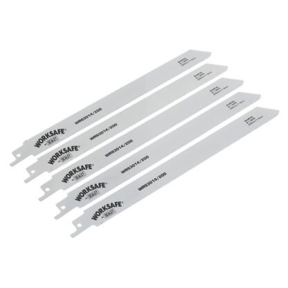 Sealey Reciprocating Saw Blade for Metal 225mm 18tpi - Pack of 5 (5055257205345) WRS3014/200