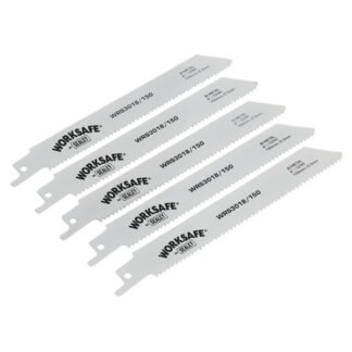 Sealey Worksafe® Reciprocating Saw Blade 150mm 10tpi - Pack of 5 (5055257205390) WRS3018/150