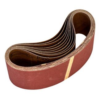 Sealey Worksafe® 75 x 533mm Sanding Belt 100Grit - Pack of 10 (5055111209953) WSB53100