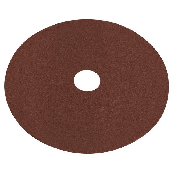 Sealey Worksafe® 115mm Fibre Backed Sanding Disc 120Grit - Pack of 25 (5055257206311) WSD45120