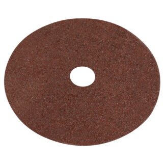 Sealey Worksafe® 115mm Fibre Backed Sanding Disc 24Grit - Pack of 25 (5055257206243) WSD4524