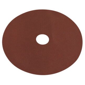 Sealey Worksafe® 115mm Fibre Backed Sanding Disc 80Grit - Pack of 25 (5055257206298) WSD4580