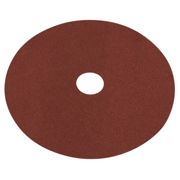 Sealey Worksafe® 100mm Fibre Backed Sanding Disc 60Grit - Pack of 25 (5054511831733) WSD460