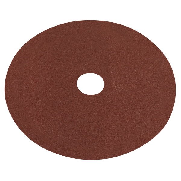 Sealey Worksafe® 100mm Fibre Backed Sanding Disc 80Grit - Pack of 25 (5054511831740) WSD480