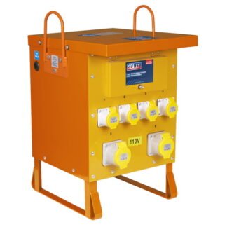 Sealey Single Phase Site Transformer 10kVA 110V (5054630175343) WST10000