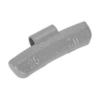 Sealey Hammer- On Wheel Weight for Alloy Wheels 25g - Pack of 100 (5054511152692) WWAH25