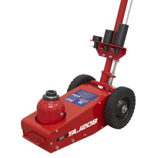 Sealey Air Operated Single Stage Trolley Jack 20 Tonne (5054511724707) YAJ20B