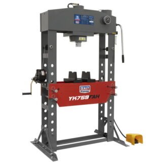 Sealey Premier Air/Hydraulic Floor Type Press with Foot Pedal 75 Tonne (5054511717952) YK759FAH