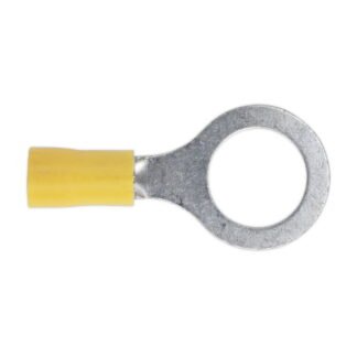 Sealey Easy- Entry Ring Terminal 13mm (1/2 ), Yellow - Pack of 100 (5054511012767) YT17