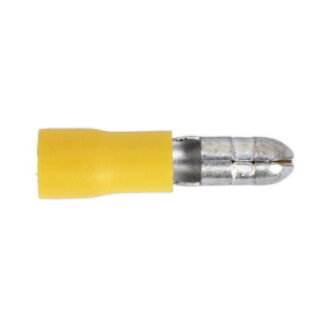 Sealey Bullet Terminal 5mm, Yellow - Pack of 100 (5054511012804) YT21
