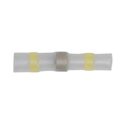 Sealey Heat Shrink Butt Connector Solder Terminal 12- 10 AWG, Yellow - Pack of 25 (5054511008722) YTSSB25