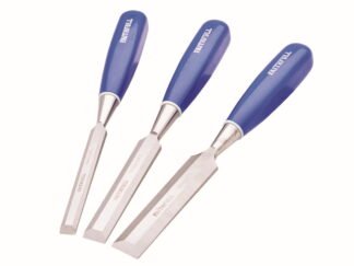 Faithfull 3 Piece Blue Chisel Set XMS25CHISEL3